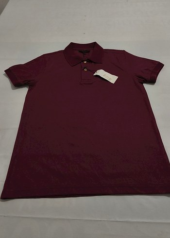 Bordo Erkek Polo Tişört Kısa Kollu - Görsel 5
