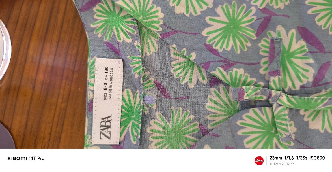 Yeşil Çiçek Desenli Uzun Bohem çocuk - Görsel 4