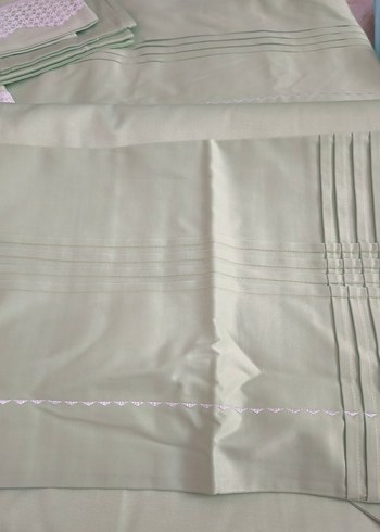 El İşçiliği Dantel Kenar Detaylı Kumaş - Görsel 6