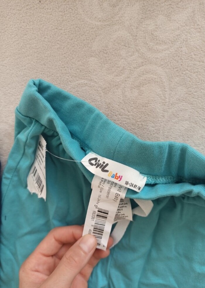 Civil 2 adet erkek bebek şort  - Görsel 3