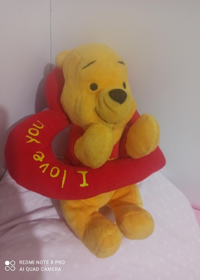 Orjinal Lisanslı Winnie The Pooh Kalpli - Görsel 3