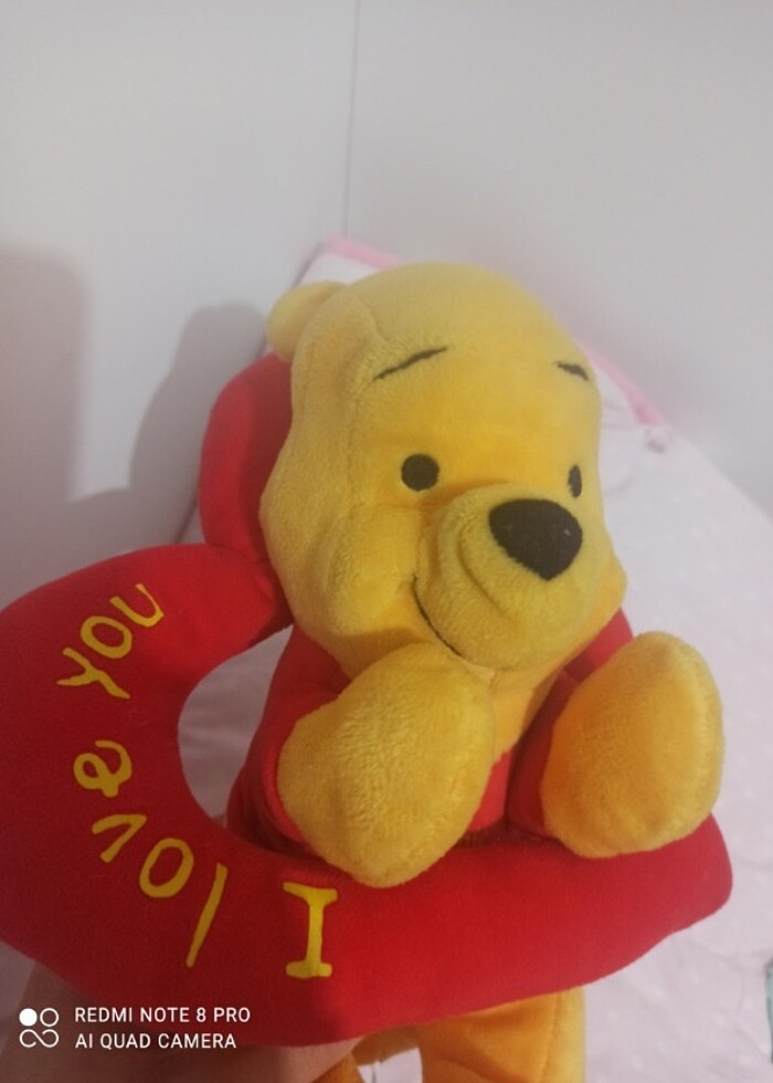 Orjinal Lisanslı Winnie The Pooh Kalpli - Görsel 4