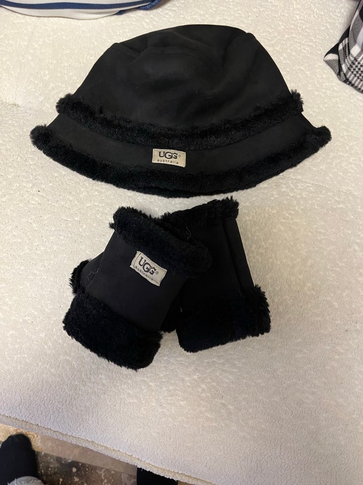 Siyah Kürklü Kadın Eldivenleri UG3 - Görsel 2