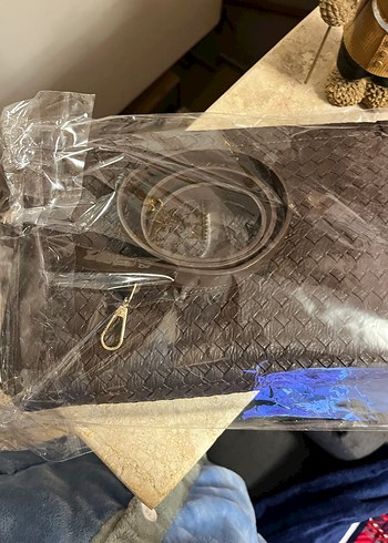 Kahverengi Deri Kadın Çanta - Görsel 5