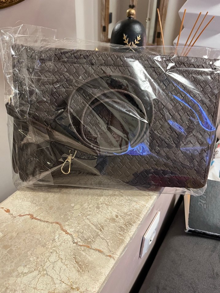 Kahverengi Deri Kadın Çanta - Görsel 4