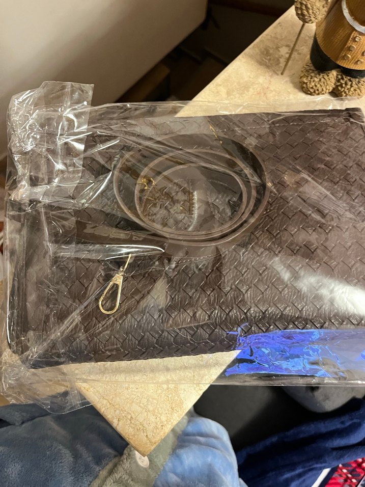 Kahverengi Deri Kadın Çanta - Görsel 5