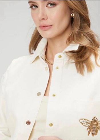 Denim ceket/gömlek - Görsel 4