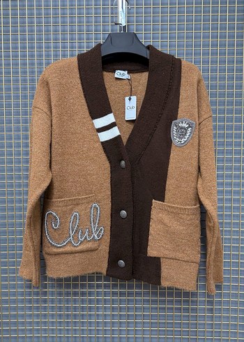 Kadın Kahverengi Hırka - Görsel 10