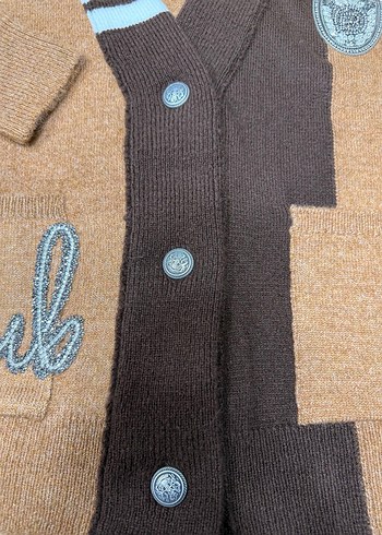 Kadın Kahverengi Hırka - Görsel 18