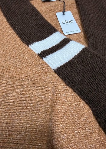 Kadın Kahverengi Hırka - Görsel 13