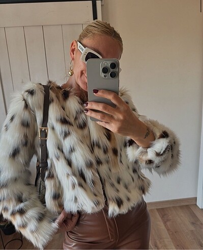 Leopar desen kürk