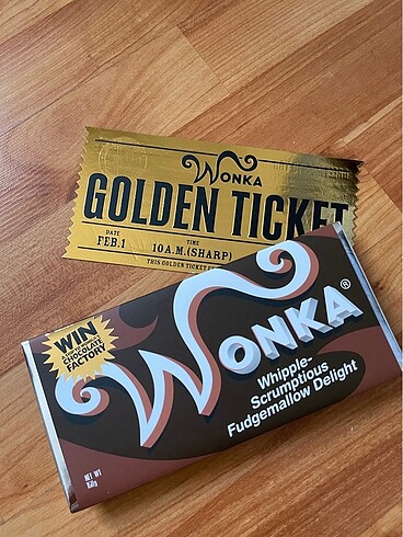 Wonka Altın Biletli Defter