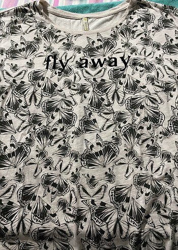 Gri Baskılı Hamile Bluzu - Görsel 2