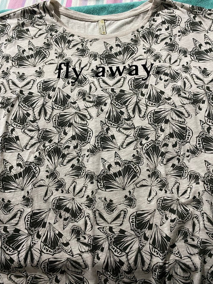 Gri Baskılı Hamile Bluzu - Görsel 2