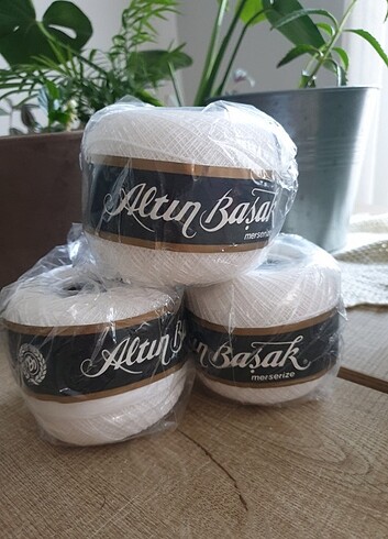 ALTINBAŞAK PAMUK DANTEL İPİ , BEYAZ ,50 NO, 100 GR.