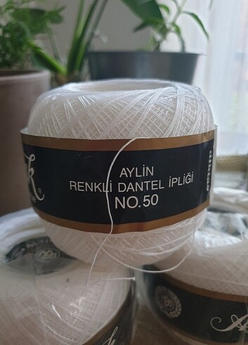 Beden beyaz Renk ALTINBAŞAK PAMUK DANTEL İPİ , BEYAZ ,50 NO, 100 GR.