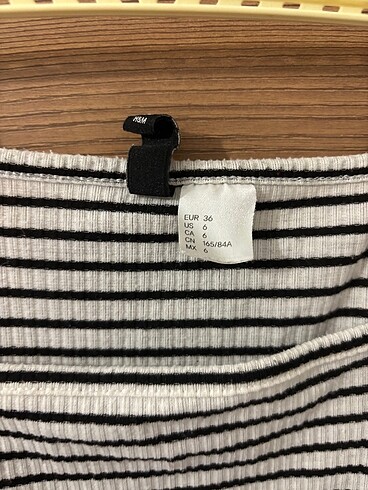 H&M h&m çizgili elbise