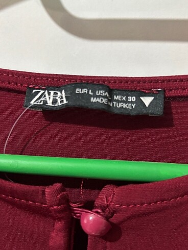 Zara zara bordo crop