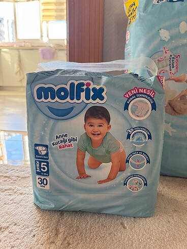 5 Beden: 11-25 kg Beden Molfix 5 numara bez