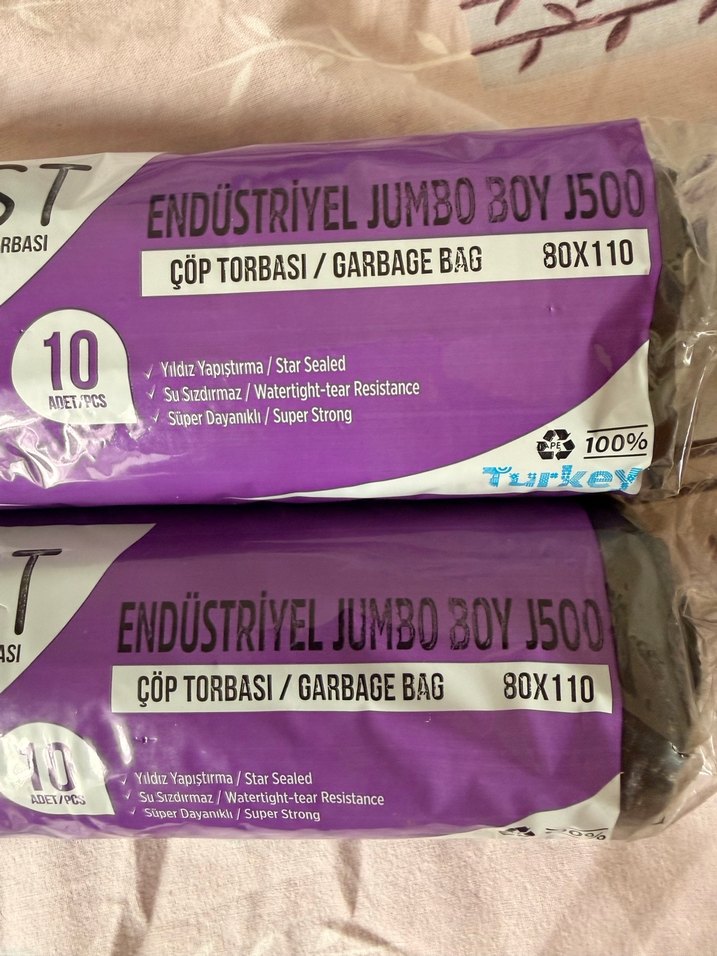 CNRPLAST Endüstriyel Jumbo Çöp Torbası 80x110 cm - Görsel 2