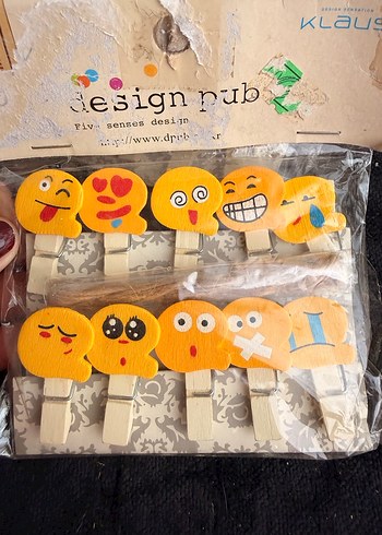 Resim asma figürlü mandal - Görsel 3