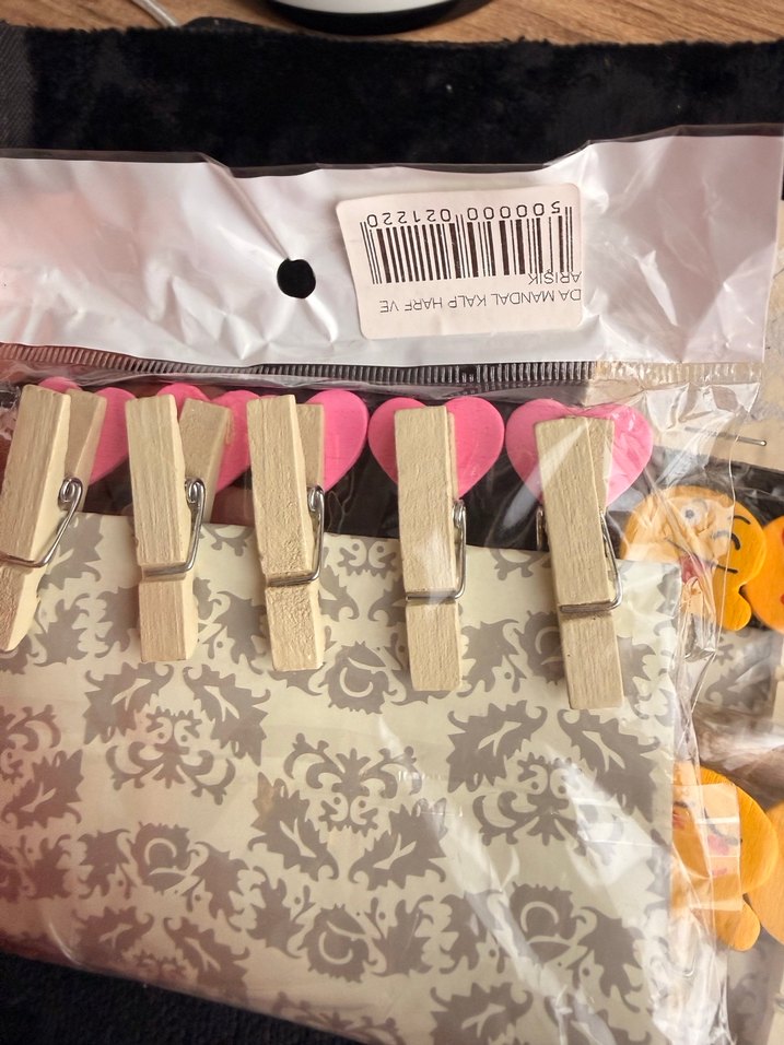 Resim asma figürlü mandal - Görsel 4