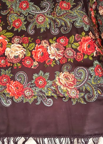 Rus tarzı üsküllü Bohem masa örtüsü - Görsel 3