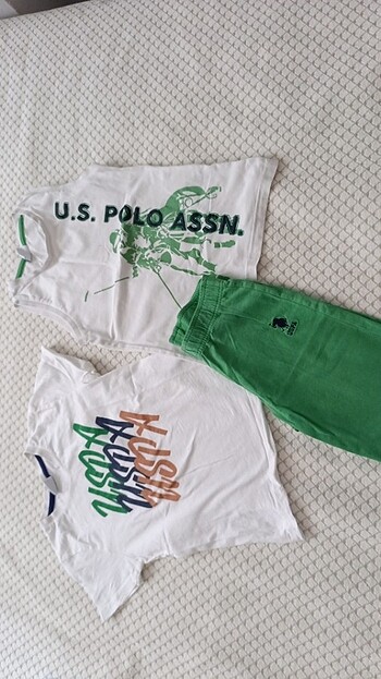 U.s polo erkek çocuk şortlu takim