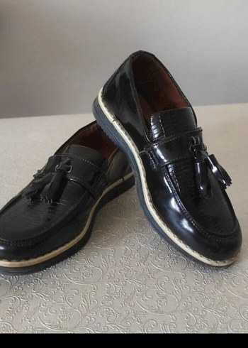 Klasik Siyah Erkek Püsküllü Loafer - Görsel 6