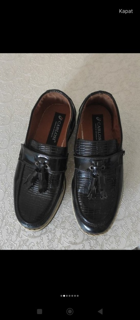 Klasik Siyah Erkek Püsküllü Loafer - Görsel 2