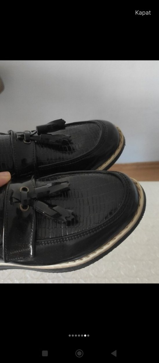 Klasik Siyah Erkek Püsküllü Loafer - Görsel 5