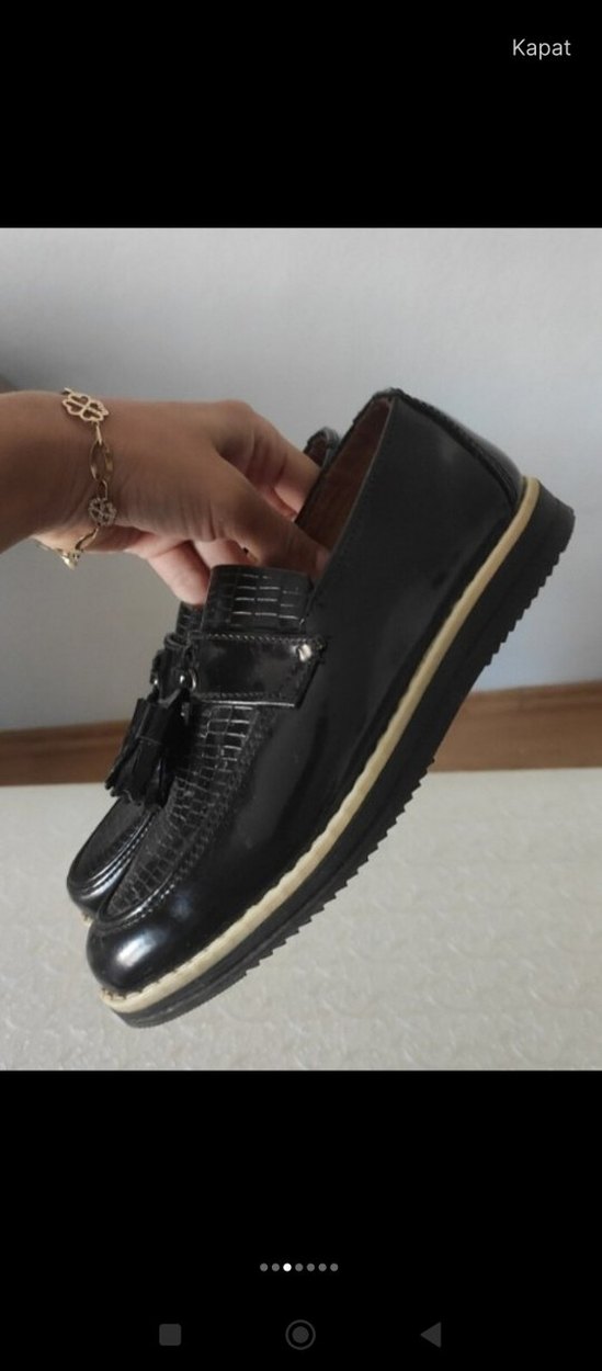 Klasik Siyah Erkek Püsküllü Loafer - Görsel 3