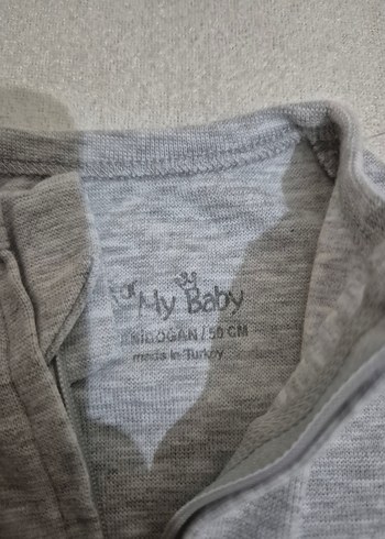 Gri Çocuk Uyku Tulumu Kundak - Görsel 2