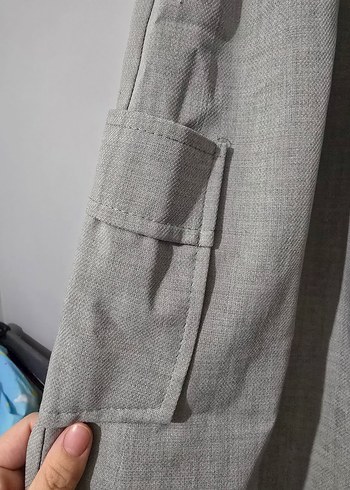 önden düğmeli etek - Görsel 4