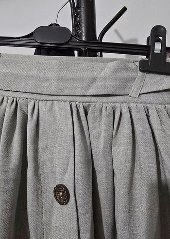 önden düğmeli etek - Görsel 2