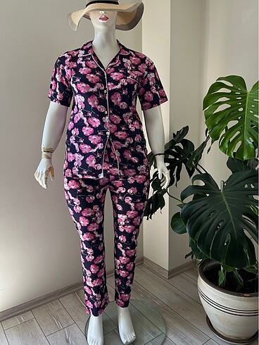 Alt üst büyük beden pijama takımı
