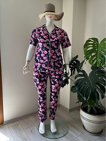 46 Beden Alt üst büyük beden pijama takımı