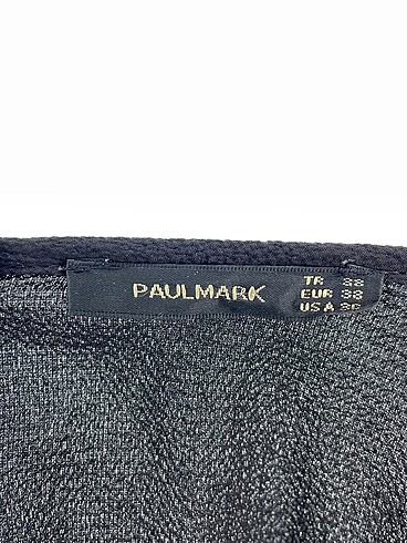 38 Beden siyah Renk Paulmark Bluz %70 İndirimli.