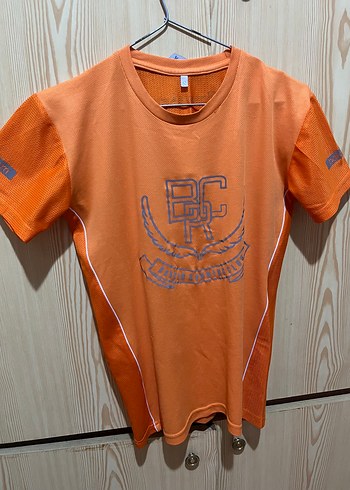 Unisex Turuncu Kısa Kollu Tişört