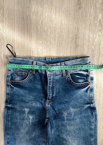 36 Beden mavi Renk Pierre Cardin Mavi Denim Kadın Jean