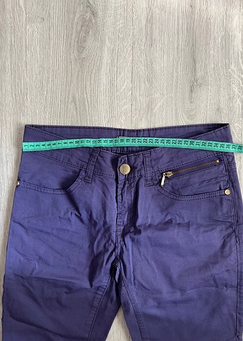 36 Beden mor Renk Rodi Parlak Mor Kadın Bermuda Şort