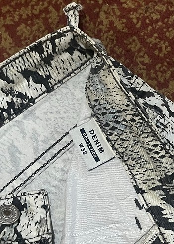 Yılan Desenli Kadın Kumaş Pantolon - Görsel 5