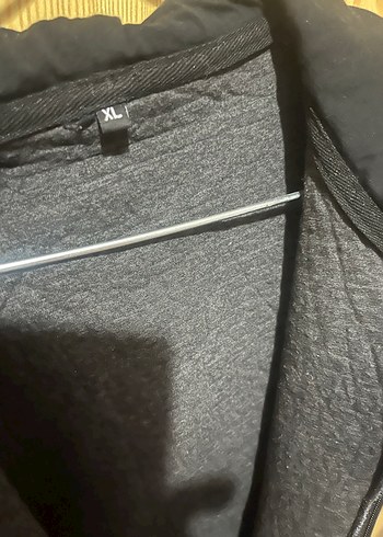 Erkek Çocuk Mavi Fermuarlı Yünlü Ceket - Görsel 4