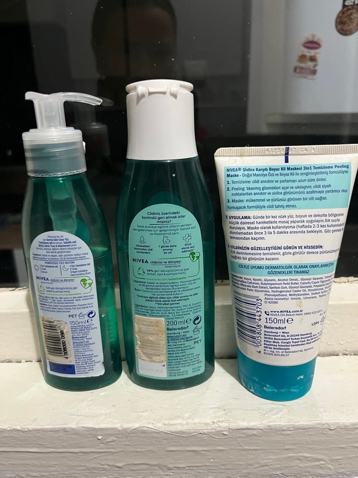 Nivea Derma Skin Clear 3'lü Cilt Bakım Seti - Görsel 2