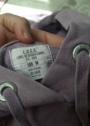 m Beden gri Renk Gri Kapüşonlu Kadın Sweatshirt