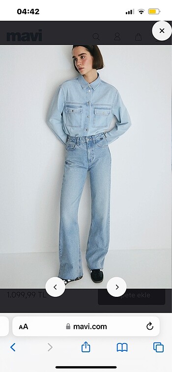 Mavi wide leg jean