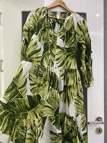 xs Beden H&M Palmiye elbise