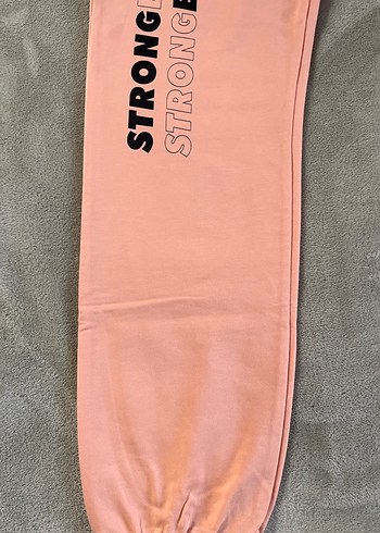 Pembe Baskılı Rahat Kesim kız çocuğu  Eşofman - Görsel 2