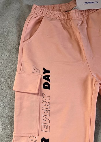 Pembe Baskılı Rahat Kesim kız çocuğu  Eşofman - Görsel 3