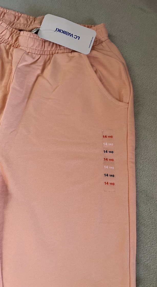 Pembe Baskılı Rahat Kesim kız çocuğu  Eşofman - Görsel 4